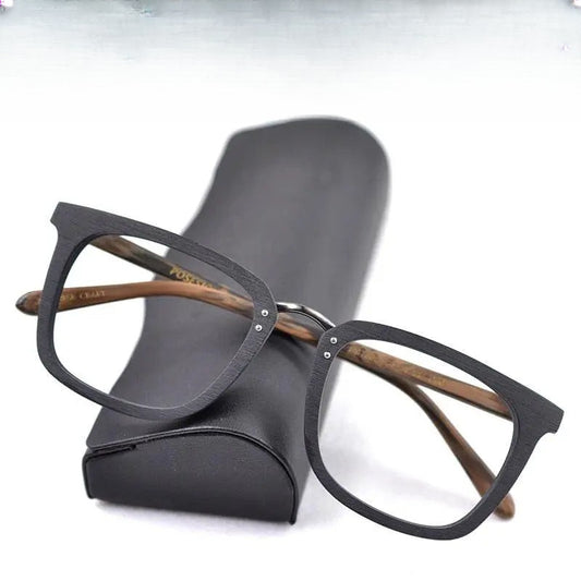 Men's Square Full Rim Alloy Prescription Glasses Ps7085 — view 1 | Rx Spectacle