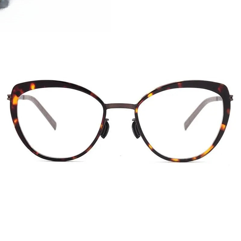 Women's Cat Eye Full Rim Acetate Prescription Glasses 8908 — view 9 | Rx Spectacle