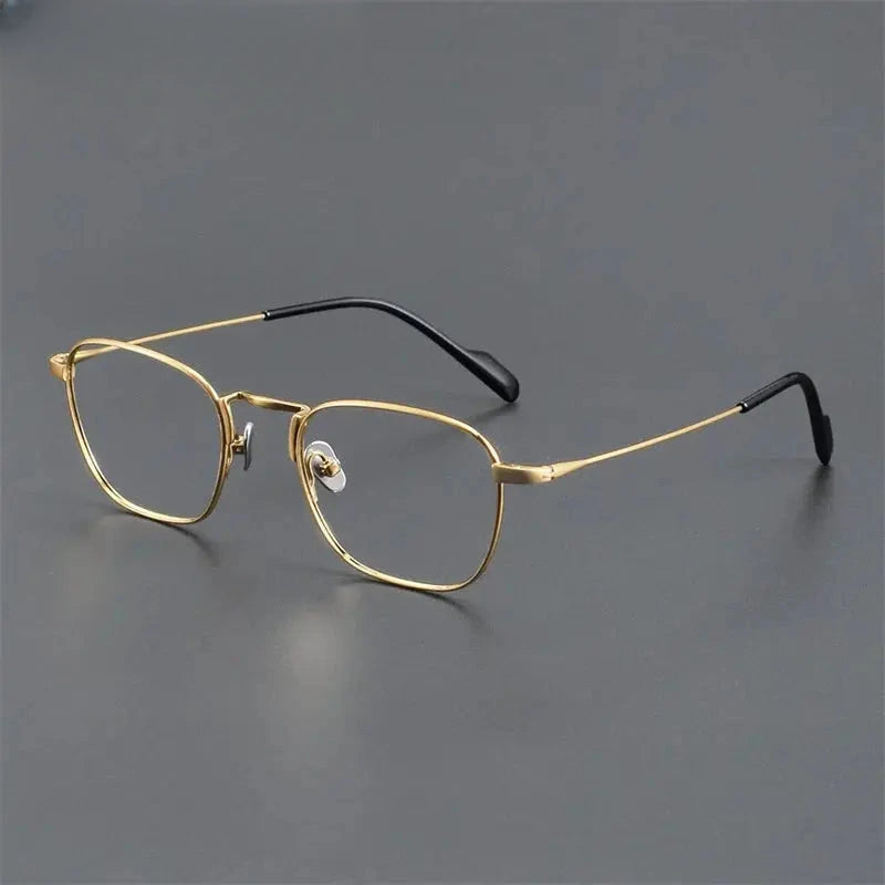 Women's Polygon Full Rim Titanium Prescription Glasses 879142 — view 4 | Rx Spectacle