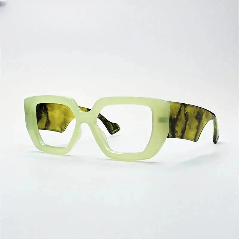 Unisex Square Full Rim Acetate Reading Glasses 86320 — view 1 | Rx Spectacle