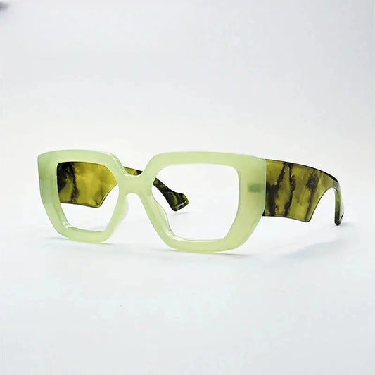 Unisex Square Full Rim Acetate Reading Glasses 86320 — view 1 | Rx Spectacle