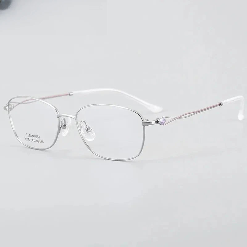 Unisex Oval Full Rim Titanium Prescription Glasses 33005 — view 1 | Rx Spectacle