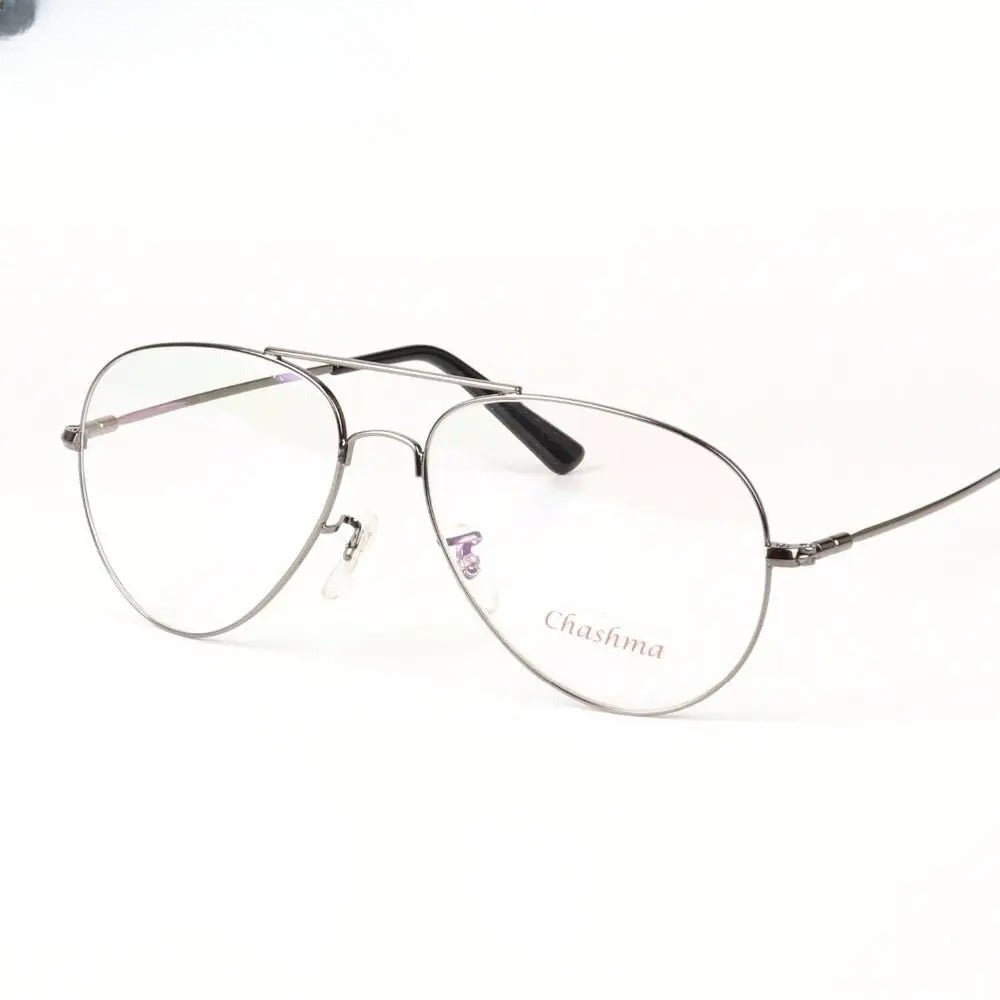 Unisex Full Rim Titanium Double Bridge Prescription Glasses 3206 — view 6 | Rx Spectacle
