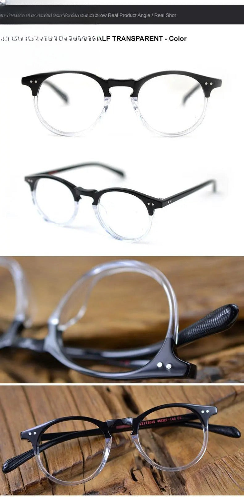 Men's Round Full Rim Acetate Prescription Glasses 2172015 — view 18 | Rx Spectacle