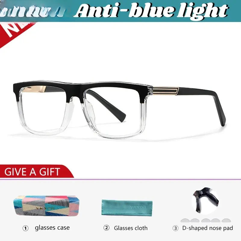 Unisex Square Full Rim TR90 Reading Glasses 660028 — view 6 | Rx Spectacle