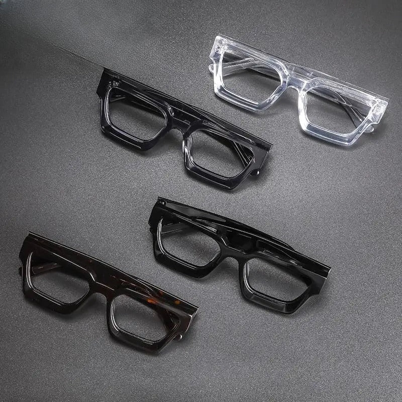 Unisex Square Full Rim Acetate Prescription Glasses Gxyj724 — view 11 | Rx Spectacle