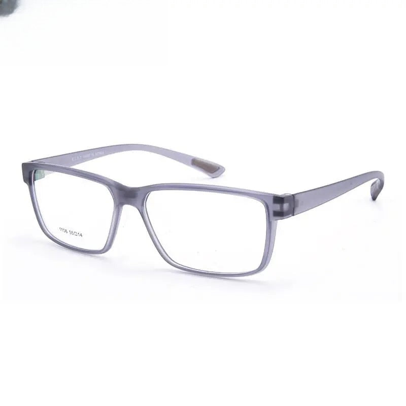 Men's Square Full Rim Titanium Oversized Sports Glasses 1106 — view 3 | Rx Spectacle