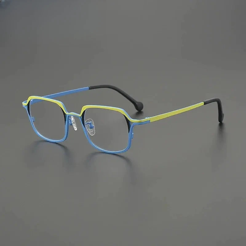 Women's Browline Full Rim Titanium Prescription Glasses G85857 — view 3 | Rx Spectacle