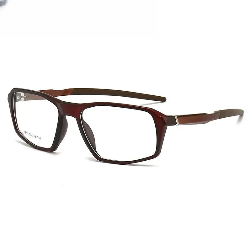 Men's Square Full Rim TR90 Prescription Glasses 615854 — view 10 | Rx Spectacle