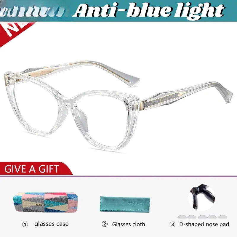 Women's Butterfly Full Rim TR90 Reading Glasses 582006 — view 6 | Rx Spectacle