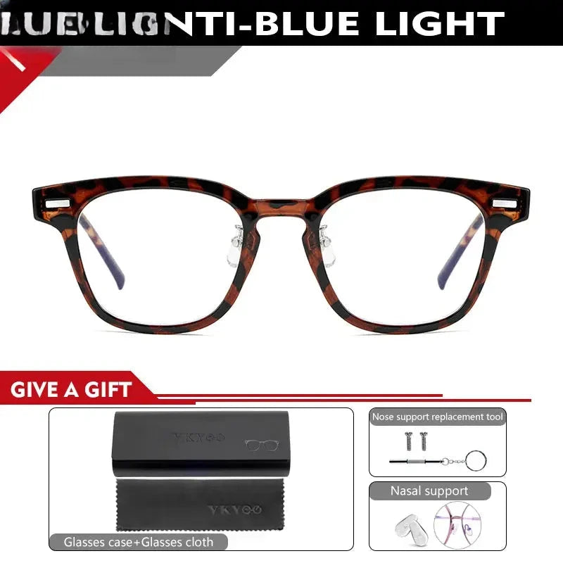 Unisex Square Full Rim Acetate Reading Glasses 98310 — view 7 | Rx Spectacle