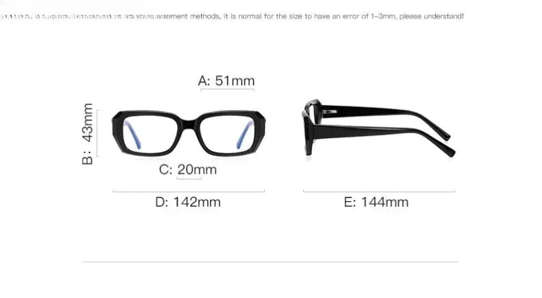 Women's Square Full Rim TR90 Reading Glasses 2154 — view 14 | Rx Spectacle