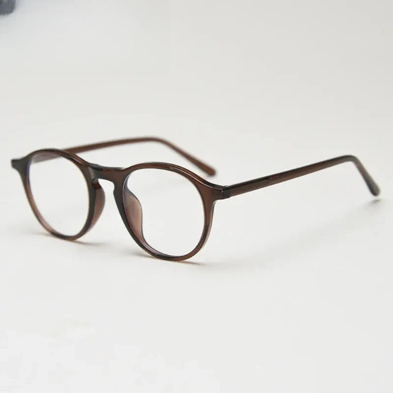 Unisex Round Full Rim Titanium Prescription Glasses 759190 — view 6 | Rx Spectacle