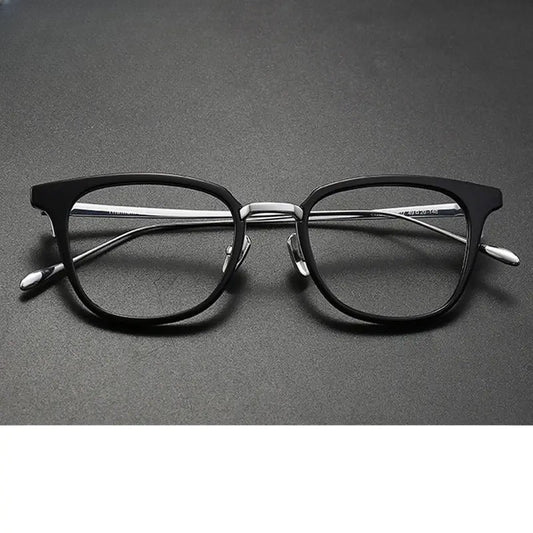 Unisex Square Full Rim Titanium Prescription Glasses 679903 — view 1 | Rx Spectacle