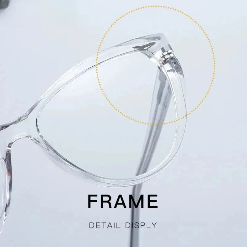 Women's Cat Eye Full Rim Titanium Prescription Glasses 2003 — view 2 | Rx Spectacle