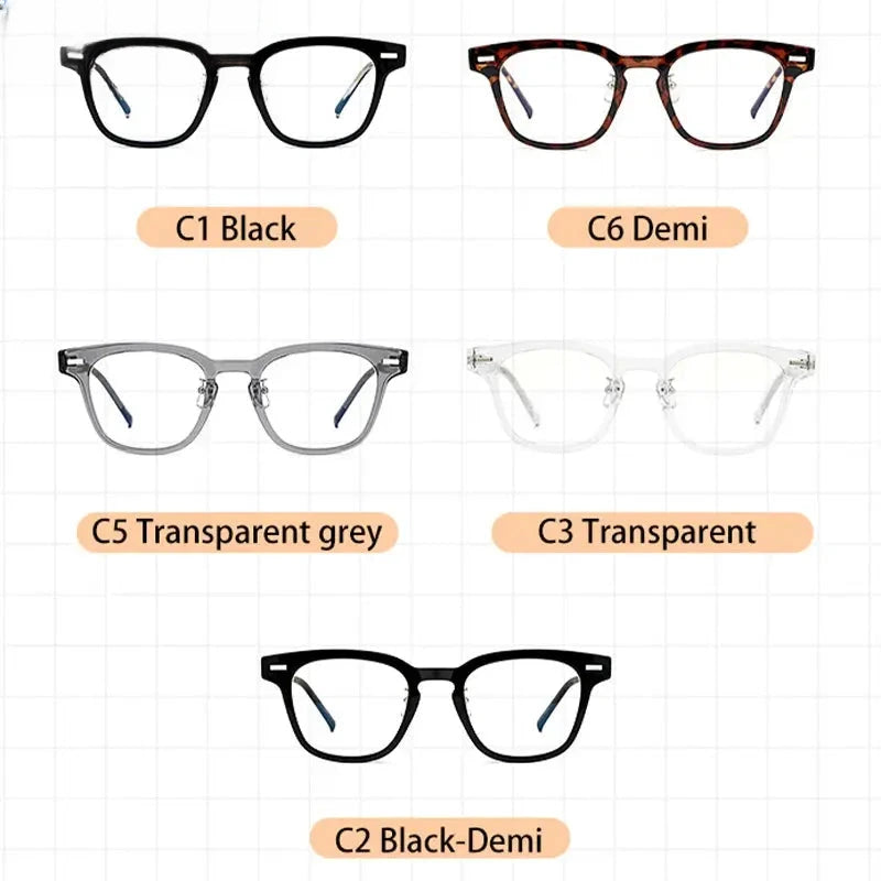 Unisex Square Full Rim Acetate Reading Glasses 98310 — view 5 | Rx Spectacle