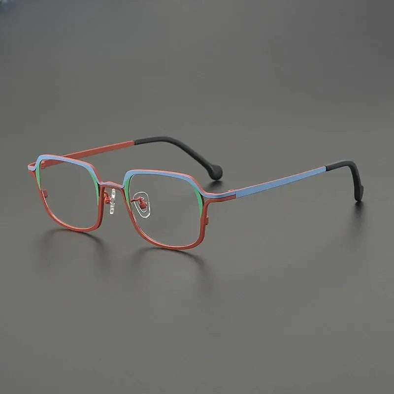 Women's Browline Full Rim Titanium Prescription Glasses G85857 — view 1 | Rx Spectacle