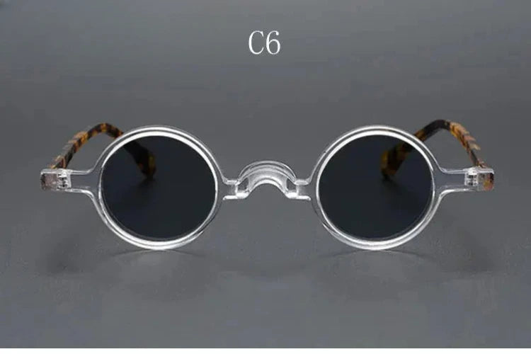 Unisex Round Full Rim Acetate Prescription Glasses 2534 — view 10 | Rx Spectacle