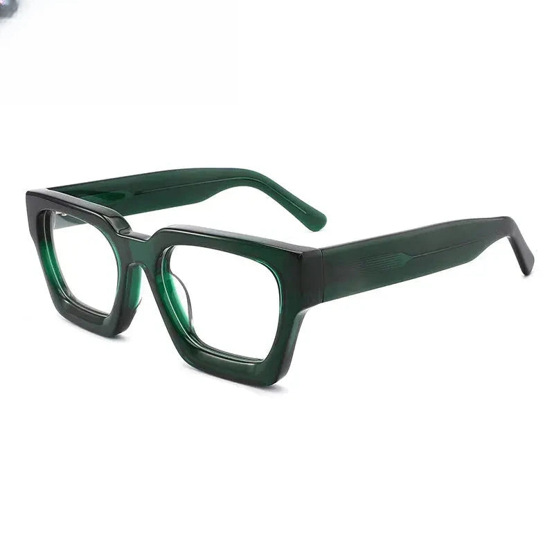 Unisex Square Full Rim Acetate Prescription Glasses Gxyj1472 — view 11 | Rx Spectacle