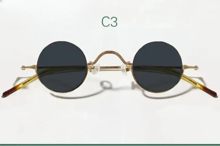 Women's Round Semi-Rimless Alloy Prescription Glasses 14130 — view 20 | Rx Spectacle