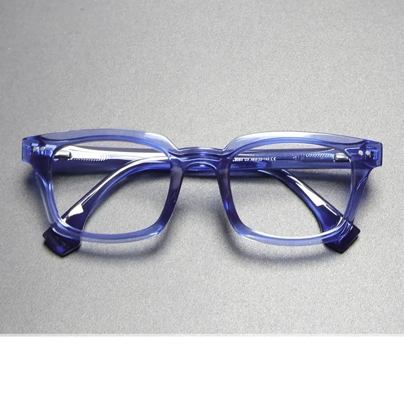 Unisex Square Full Rim Titanium Prescription Glasses 672084 — view 1 | Rx Spectacle