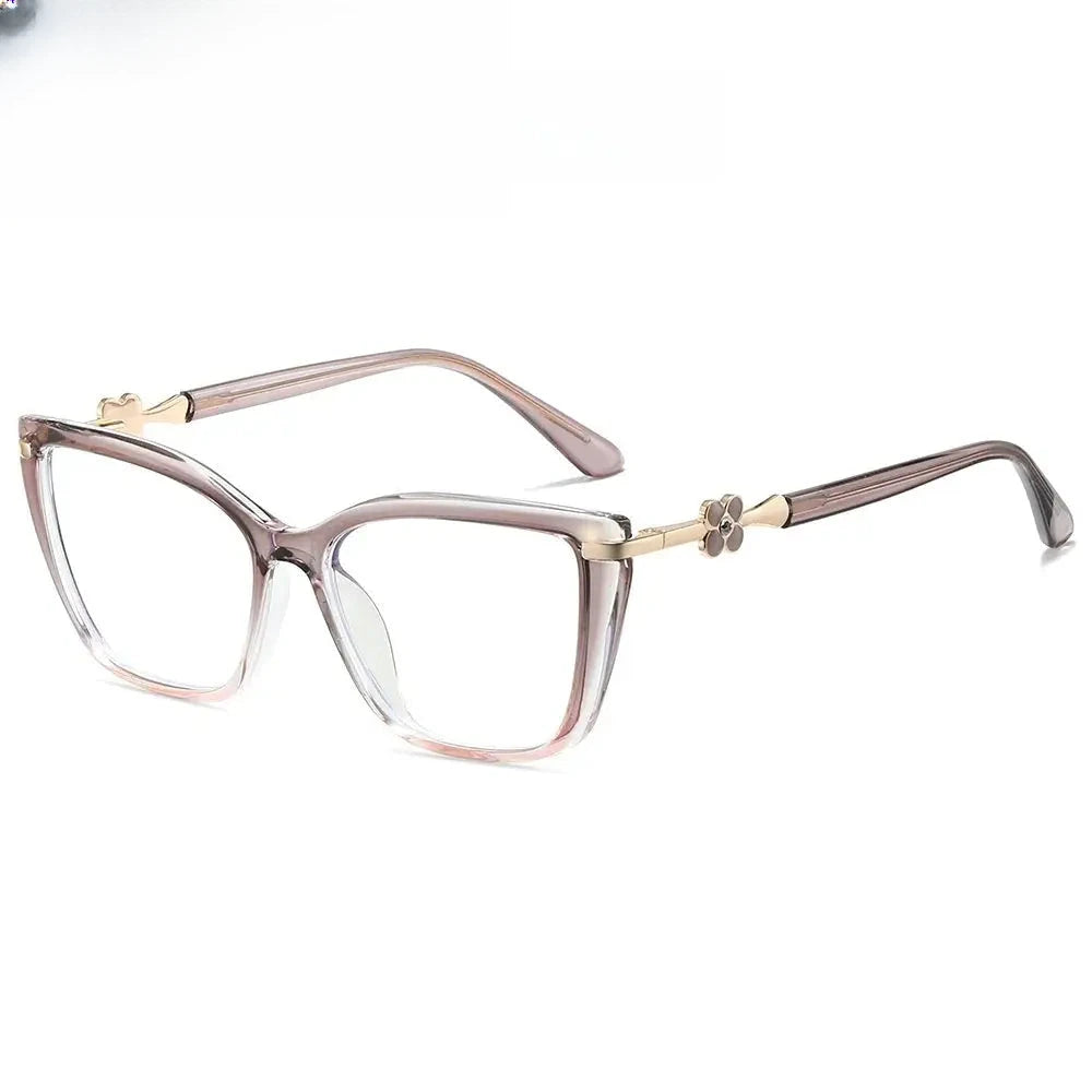 Women's Cat Eye Full Rim TR90 Prescription Glasses 883004 — view 7 | Rx Spectacle