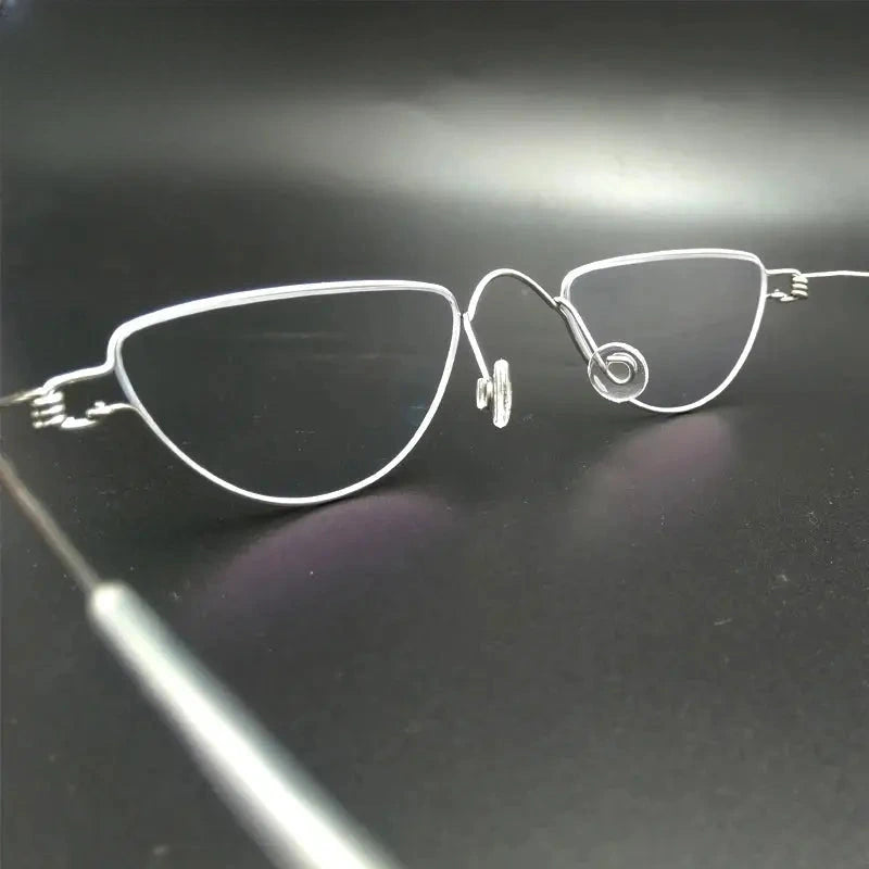 Unisex Triangle Full Rim Flat Top Reading Glasses 4520r — view 4 | Rx Spectacle