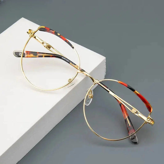 Women's Cat Eye Full Rim Acetate Reading Glasses 7352 — view 1 | Rx Spectacle