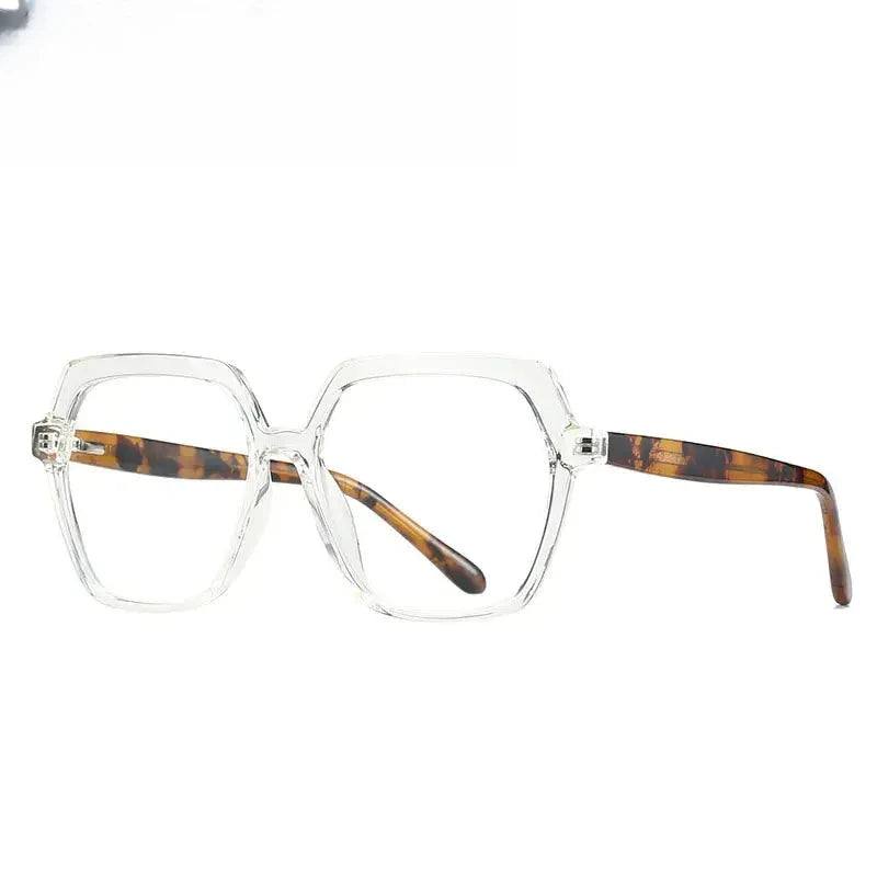 Women's Polygon Full Rim Titanium Prescription Glasses 942018 — view 1 | Rx Spectacle