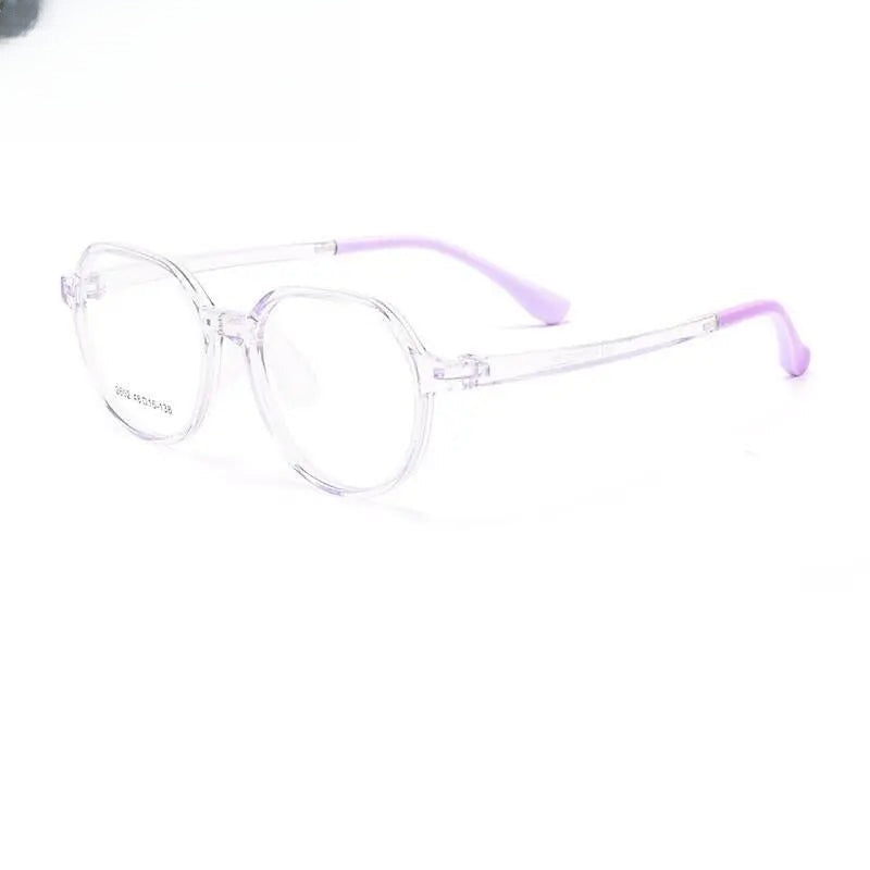 Unisex Round Full Rim Titanium Prescription Glasses 2602 — view 7 | Rx Spectacle