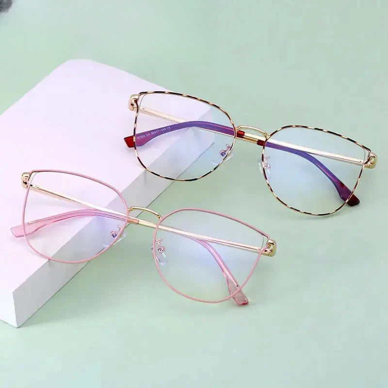 Women's Square Full Rim TR90 Prescription Glasses 91503 — view 1 | Rx Spectacle