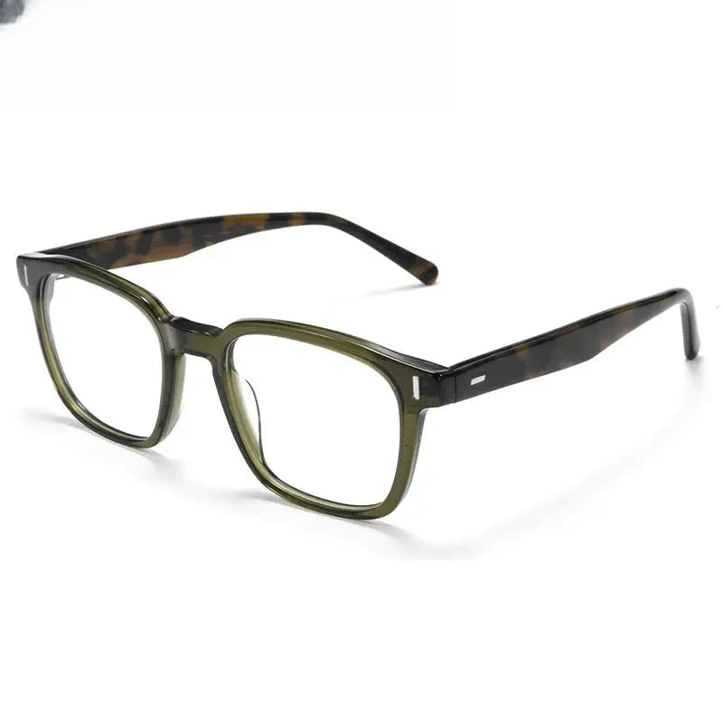 Men's Browline Full Rim Acetate Prescription Glasses 691006 — view 3 | Rx Spectacle
