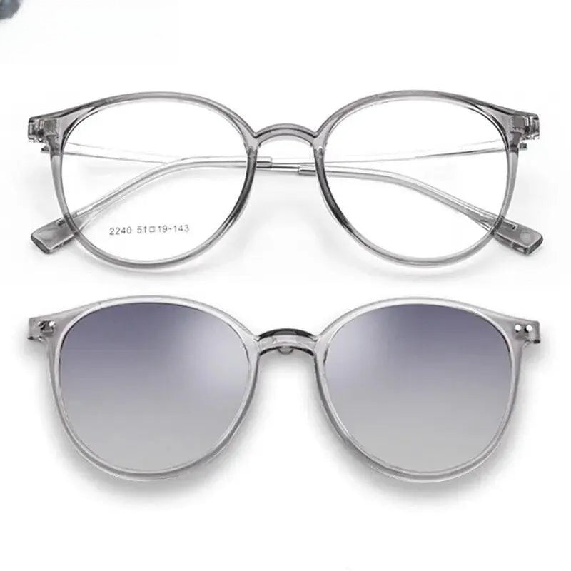 Women's Round Full Rim Titanium Reading Glasses 2240 — view 7 | Rx Spectacle