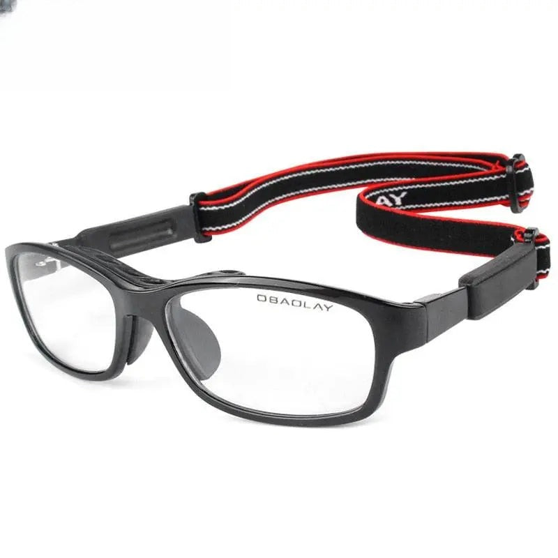 Unisex Square Full Rim TR90 Sports Glasses 010 — view 1 | Rx Spectacle