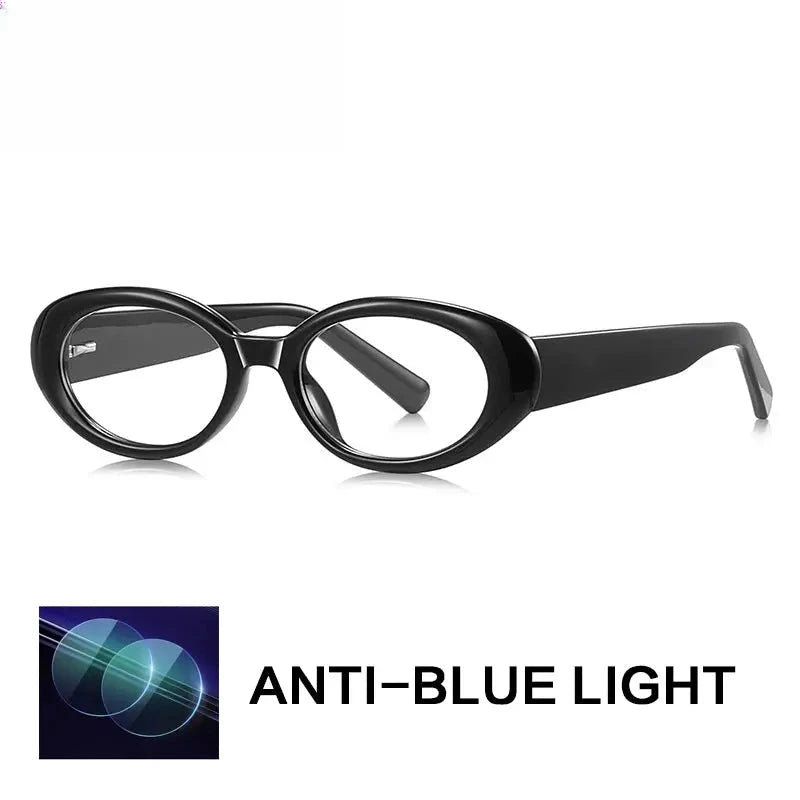 Unisex Oval Full Rim Titanium Reading Glasses Gxyj9033 — view 7 | Rx Spectacle