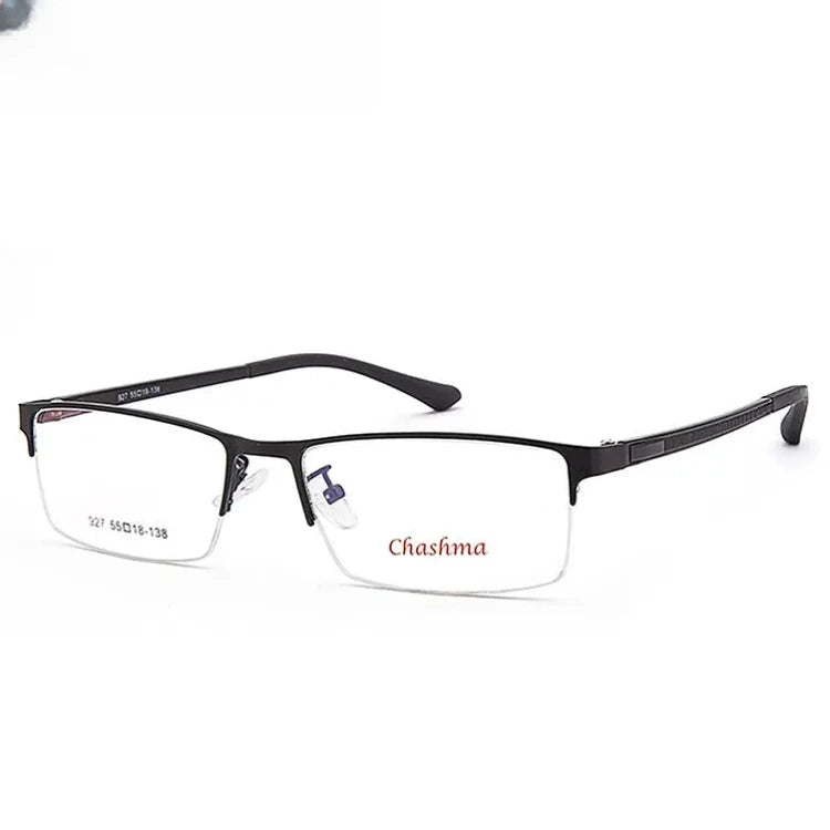 Women's Square Semi-Rimless TR90 Prescription Glasses 25927 — view 2 | Rx Spectacle