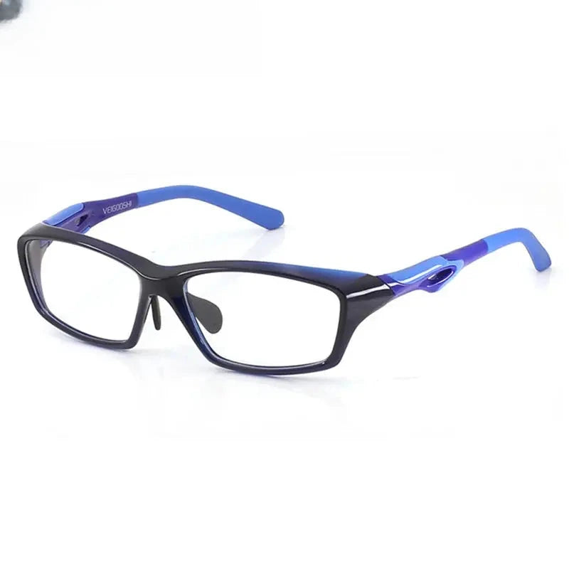 Unisex Square Full Rim Titanium Prescription Glasses 318021 — view 3 | Rx Spectacle
