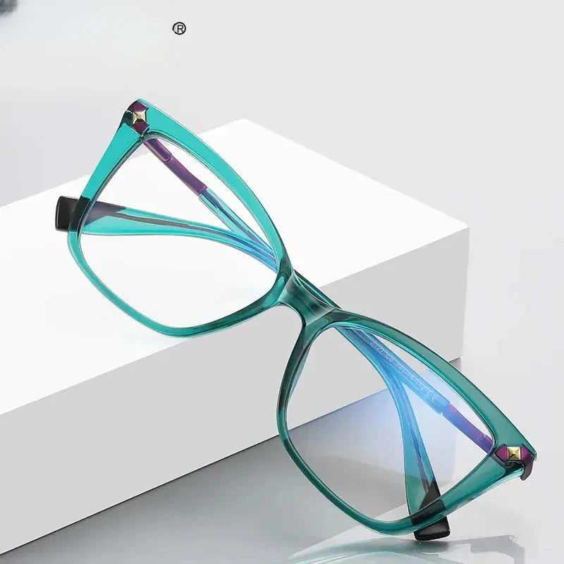 Women's Cat Eye Full Rim TR90 Reading Glasses 2127 — view 1 | Rx Spectacle