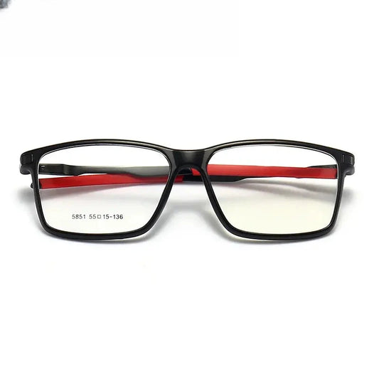 Women's Square Full Rim TR90 Prescription Glasses 615851 — view 1 | Rx Spectacle