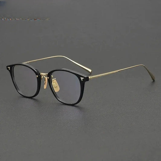 Unisex Square Full Rim Titanium Prescription Glasses 936548 — view 1 | Rx Spectacle