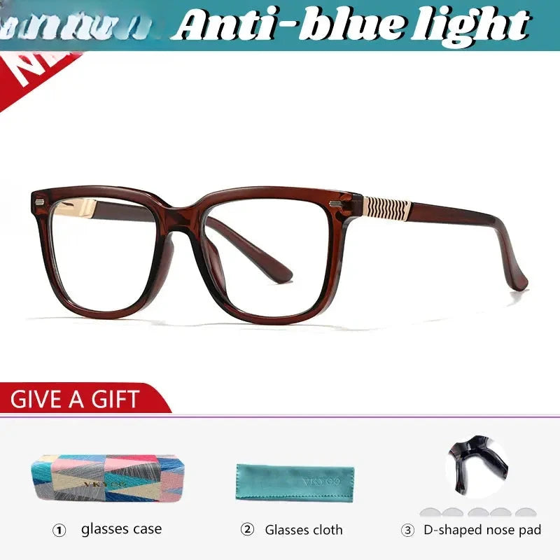 Unisex Square Full Rim TR90 Reading Glasses 360030 — view 3 | Rx Spectacle