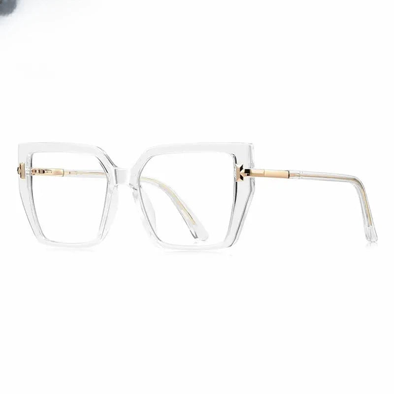 Women's Square Full Rim TR90 Prescription Glasses 882267 — view 5 | Rx Spectacle
