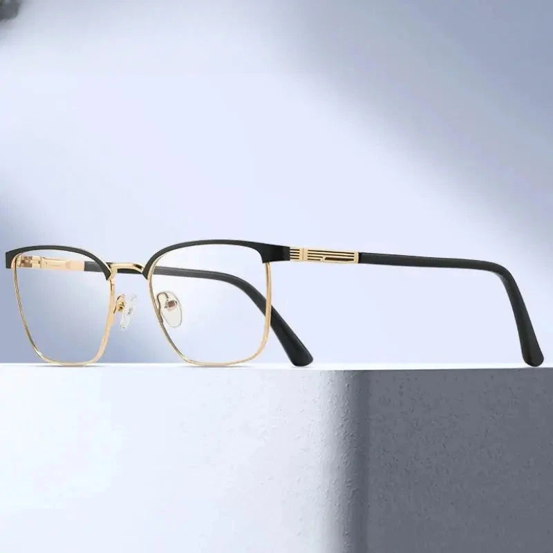 Square Full Rim Alloy Prescription Glasses 91704 — view 1 | Rx Spectacle