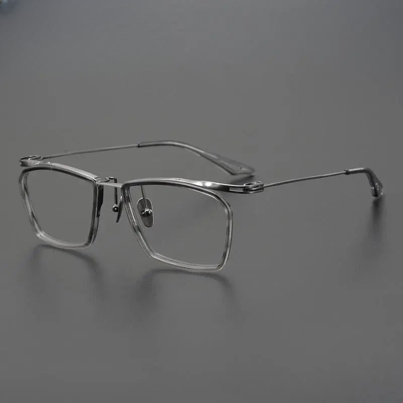 Unisex Square Full Rim Acetate Prescription Glasses Gxyj902 — view 4 | Rx Spectacle
