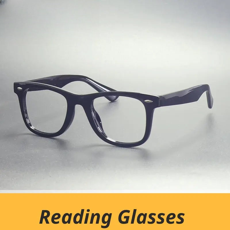 Unisex Square Full Rim Titanium Reading Glasses Gxyj9028 — view 1 | Rx Spectacle