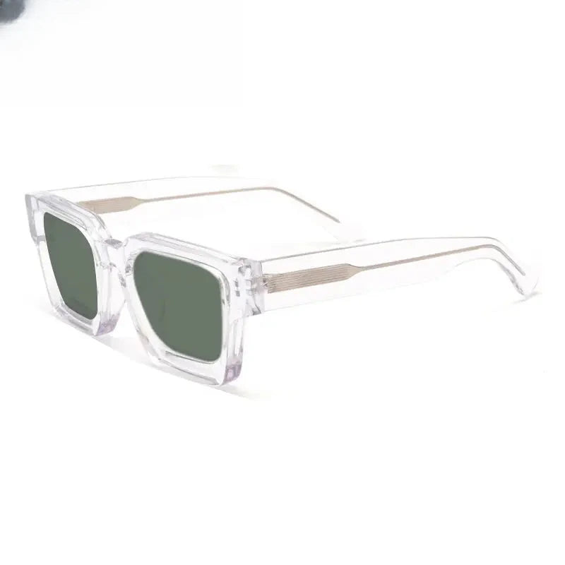 Unisex Square Full Rim Acetate Prescription Glasses Mo19 — view 12 | Rx Spectacle