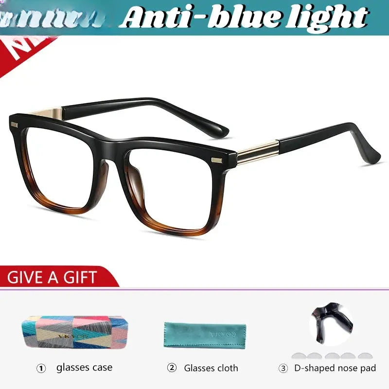 Men's Square Full Rim TR90 Reading Glasses 584007 — view 5 | Rx Spectacle