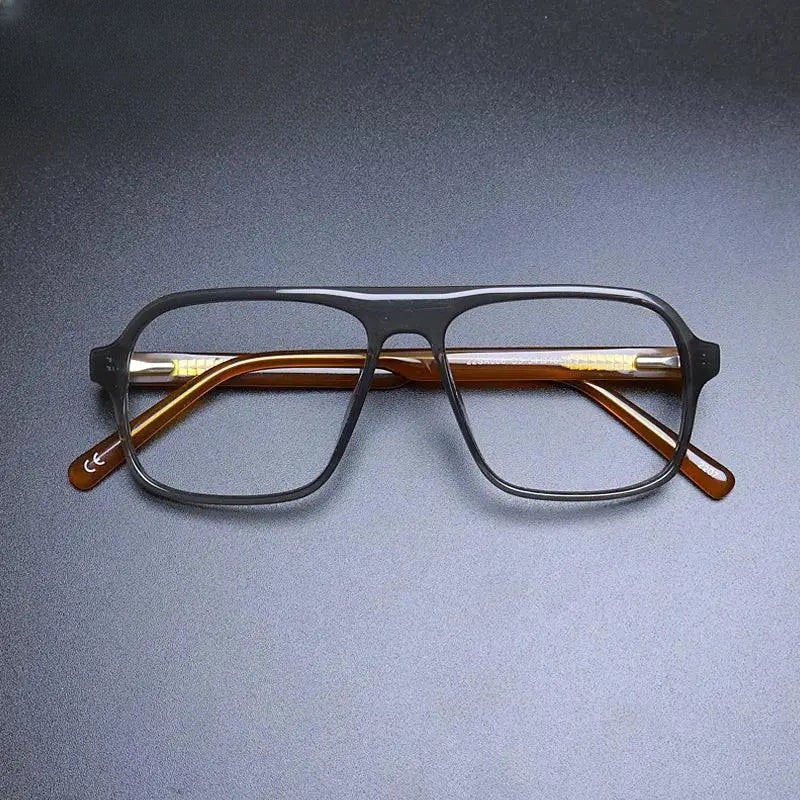 Unisex Square Full Rim Acetate Prescription Glasses Gxyj1133 — view 1 | Rx Spectacle