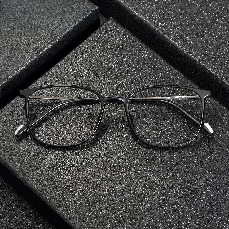 Women's Square Full Rim Titanium Prescription Glasses 922345 — view 1 | Rx Spectacle