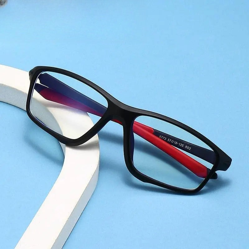 Men's Square Full Rim TR90 Sports Glasses TR5773 — view 1 | Rx Spectacle